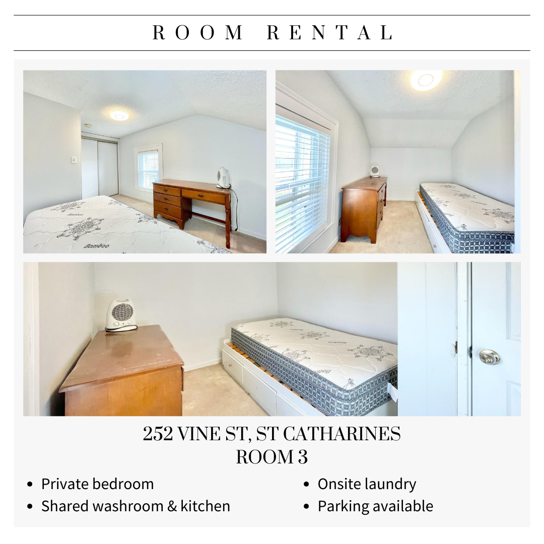 252 Vine Street - Unit 1 Room 3, St. Catharines, ON L2M 4T1 — photo 1